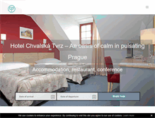 Tablet Screenshot of chvalskatvrz.cz